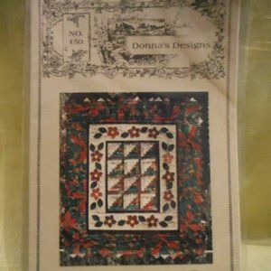 DONNA'S DESIGNS #150 ATTIC WINDOWS HANGING QUILT PATTERN